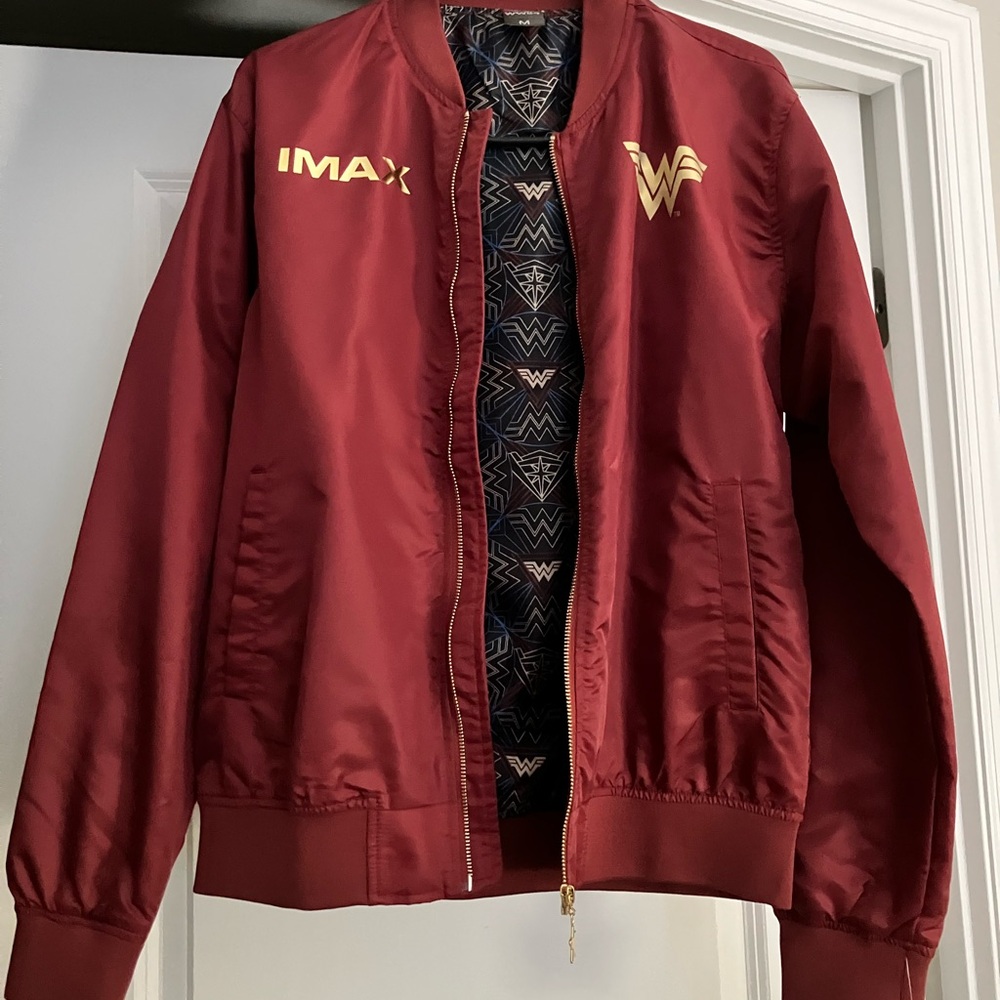 IMAX Wonder Woman Red Bomber Jacket